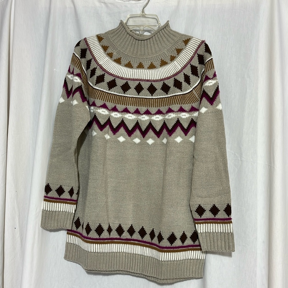 Style & co mock neck size L sweater
